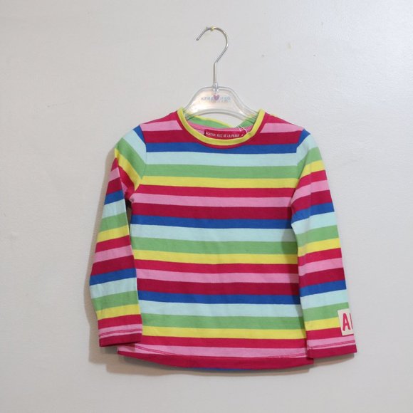 Agatha Ruiz De La Prada multi striped t-shirt - Picture 1 of 3